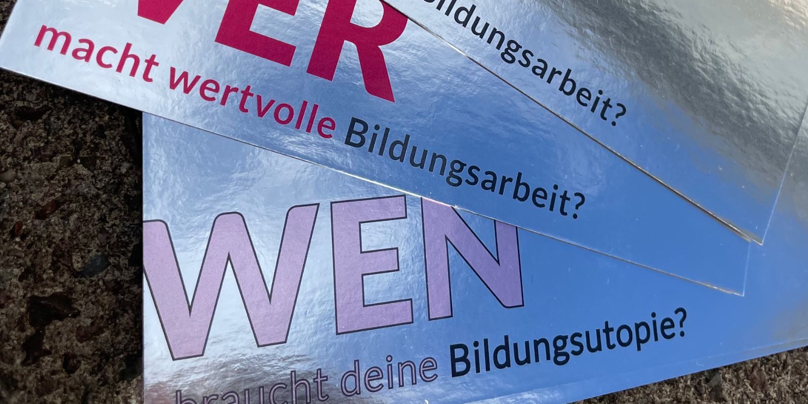 Mut zur Einbildung!
